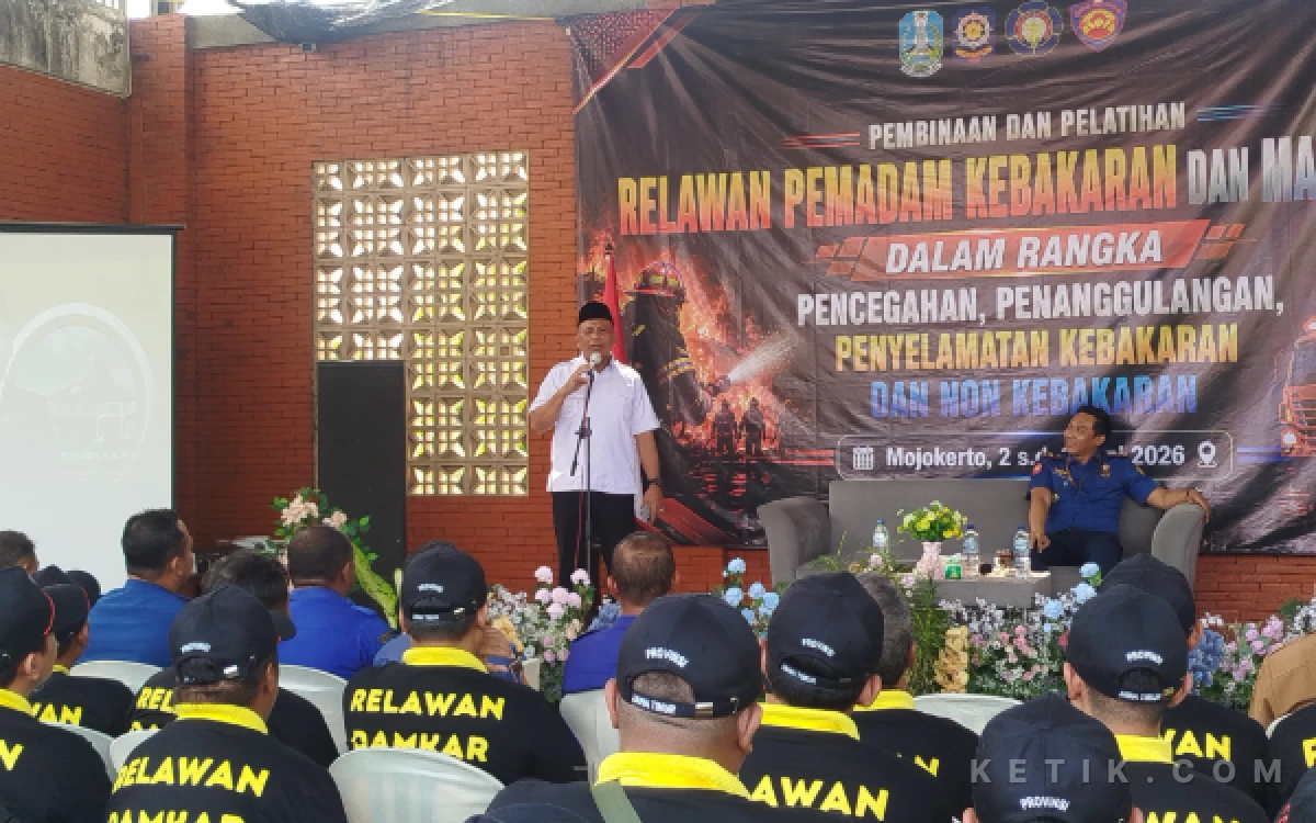 Thumbnail Berita - Cegah kebakaran, Ratusan Relawan di Mojokerto Ikuti Pelatihan Pencegahan