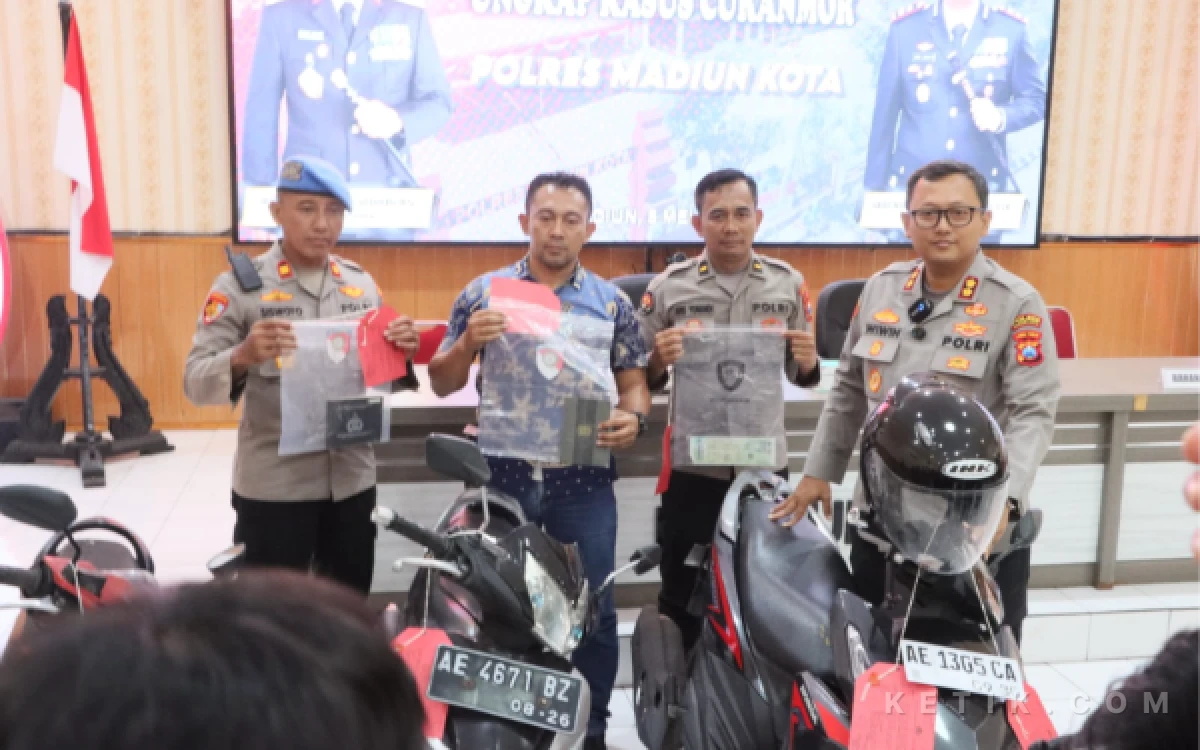 Thumbnail Berita - Masih Ingat Motor Hilang di Taman Bantaran? Pelakunya Kini Diciduk Polres Madiun Kota