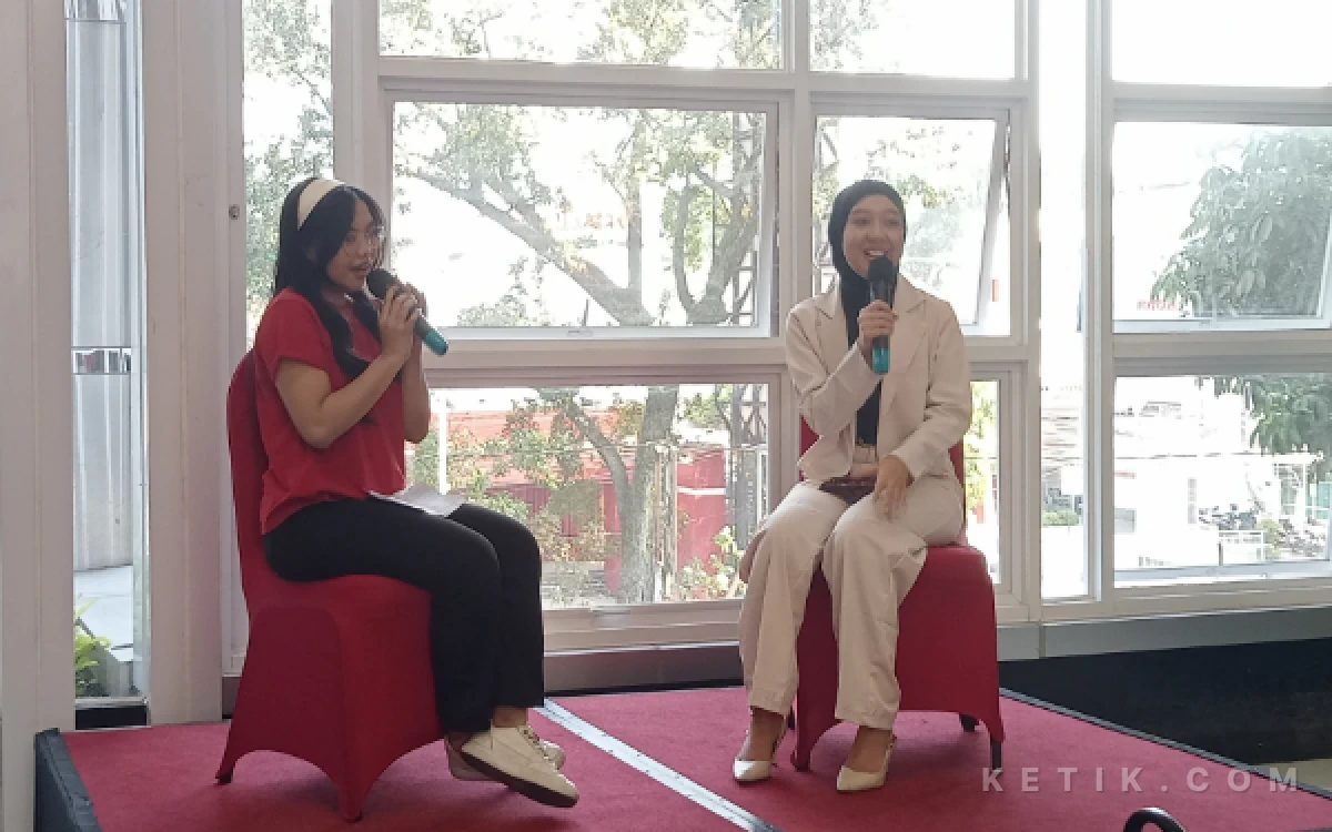 Foto Sesi talkshow bersama dr. Dinda dari Xrista Skinlab tentang beauty lifestyle. (Foto: Aliyah/Ketik.com)
