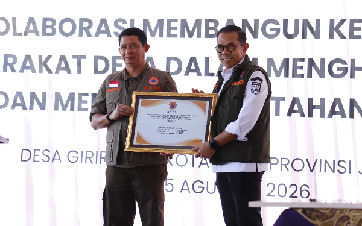 Thumbnail Berita - Kepala BNPB Resmikan Desa Tangguh Bencana dan TPS3R Giripurno, Perkuat Mitigasi di Kota Batu