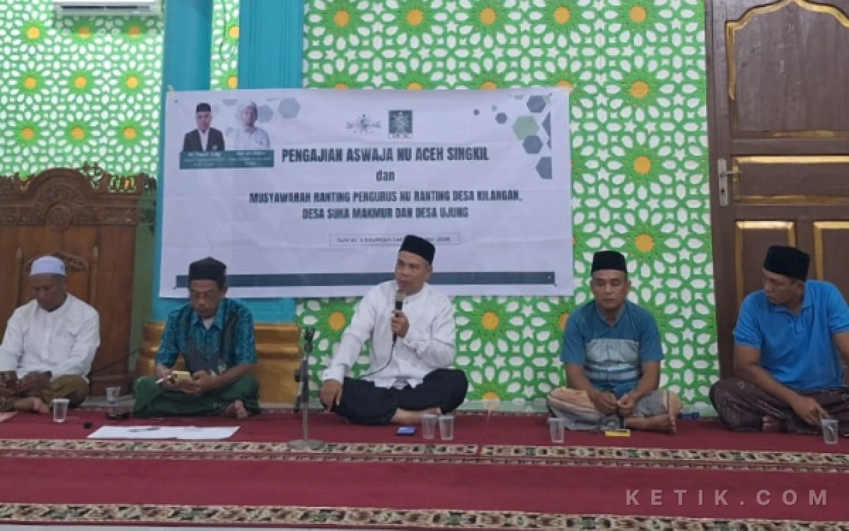 Thumbnail Berita - Rais Syuriah PCNU Aceh Singkil Isi Kajian Aswaja di Masjid Al Muthawwa Kampung Kilangan