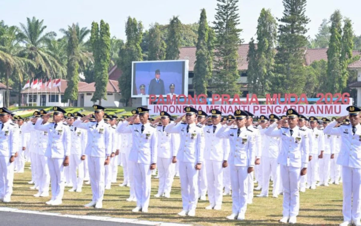 Thumbnail Berita - Presiden Prabowo Lantik 1.204 Pamong Praja Muda IPDN Angkatan XXXIII Tahun 2026