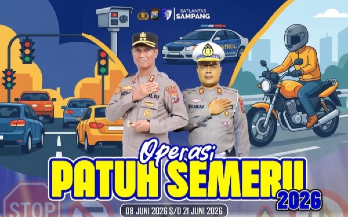 Thumbnail Berita - Operasi Patuh 2026 Dimulai Hari Ini, Berikut 8 Pelanggaran yang Dibidik Satlantas Polres Sampang