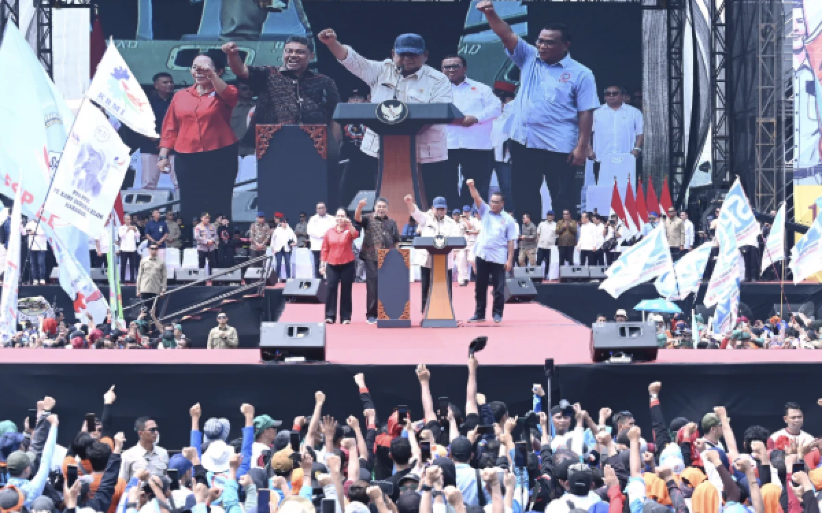 Thumbnail Berita - Lautan Buruh Bakal Padati Monas Hari Ini, Presiden Prabowo Dijadwalkan Hadir