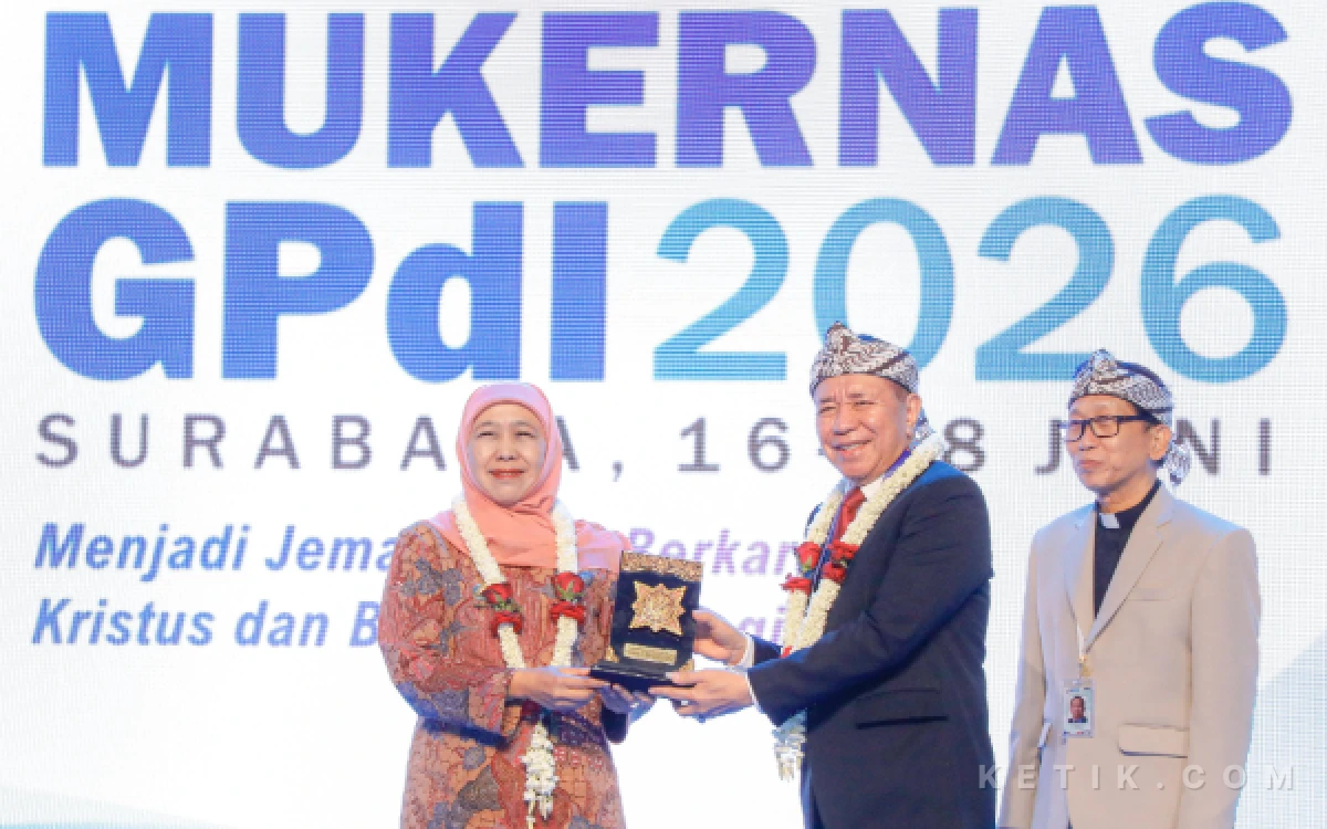 Thumbnail Berita - Buka Mukernas GPdI 2026, Gubernur Khofifah Serukan Kolaborasi Sinergis Bentuk Karakter Bangsa