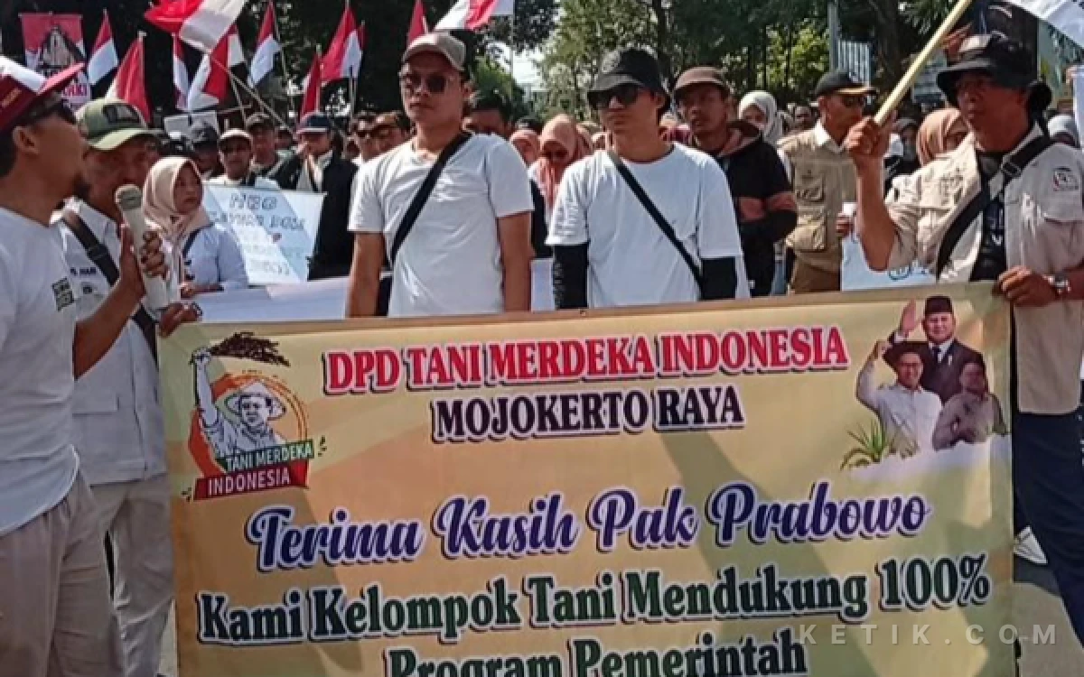 Thumbnail Berita - Aliansi Mojokerto Bersatu Gelar Aksi Damai, Dukung Program Prioritas Nasional Prabowo