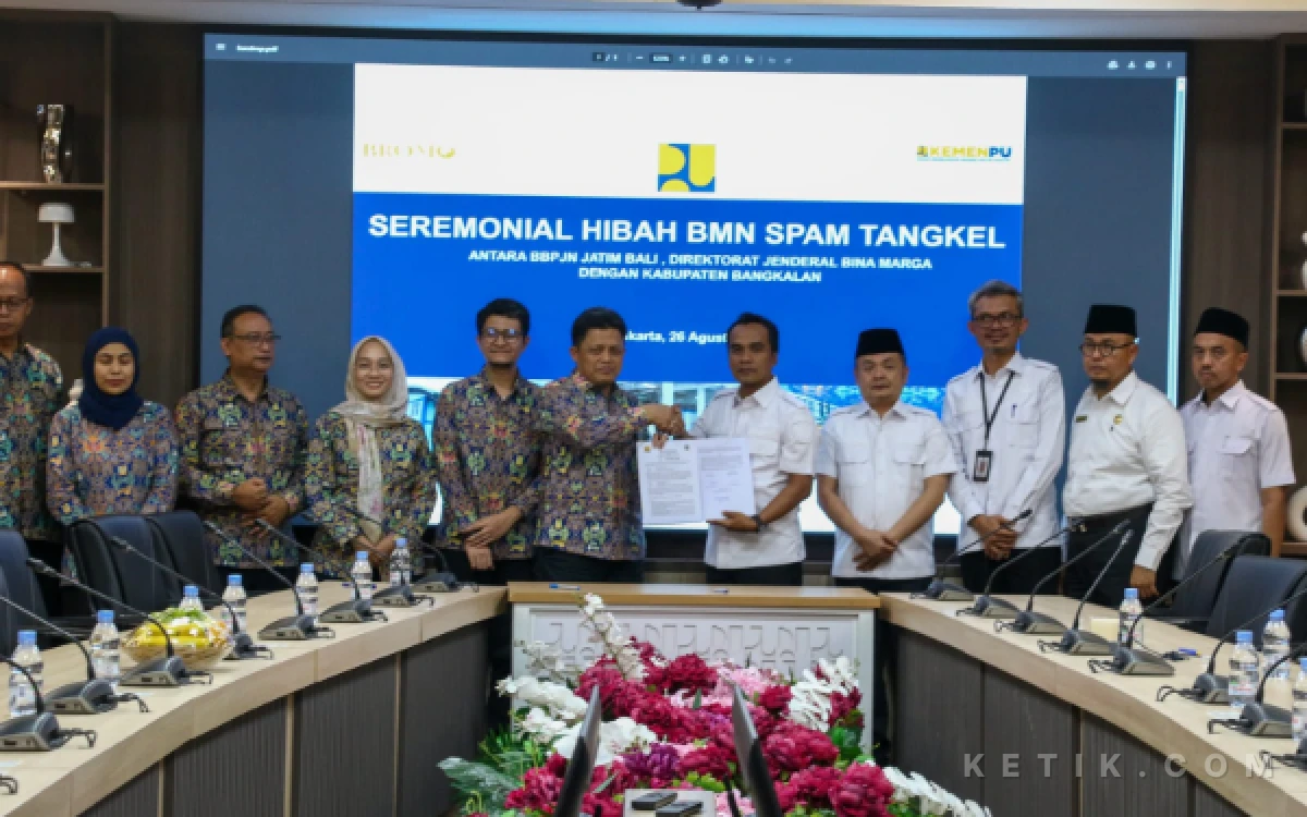 Thumbnail Berita - Aset Eks BPWS Dihibahkan ke Bangkalan, IPA Berkapasitas 100 Liter per Detik Siap Dioptimalkan