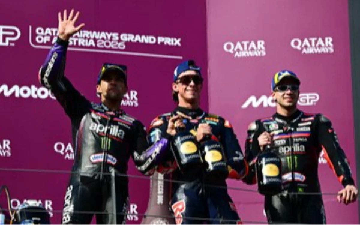 Thumbnail Berita - Raih Kemenangan Perdana di GP Austria, Acosta Tebus Kesalahan