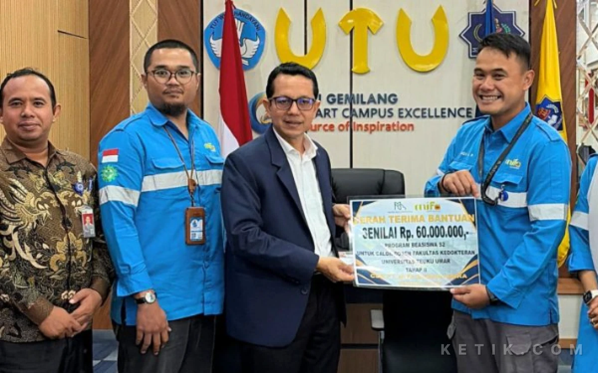 Thumbnail Berita - PT Mifa Bersaudara Salurkan Beasiswa Rp60 Juta untuk Calon Dosen Fakultas Kedokteran UTU