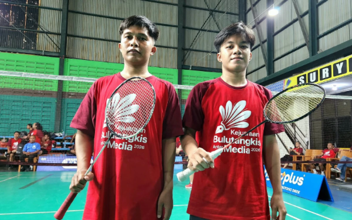 Thumbnail Berita - Babak Penyisihan KBAM 2026, Pasangan Ketik Media Kandaskan Tim Beritajatim Dua Set Langsung