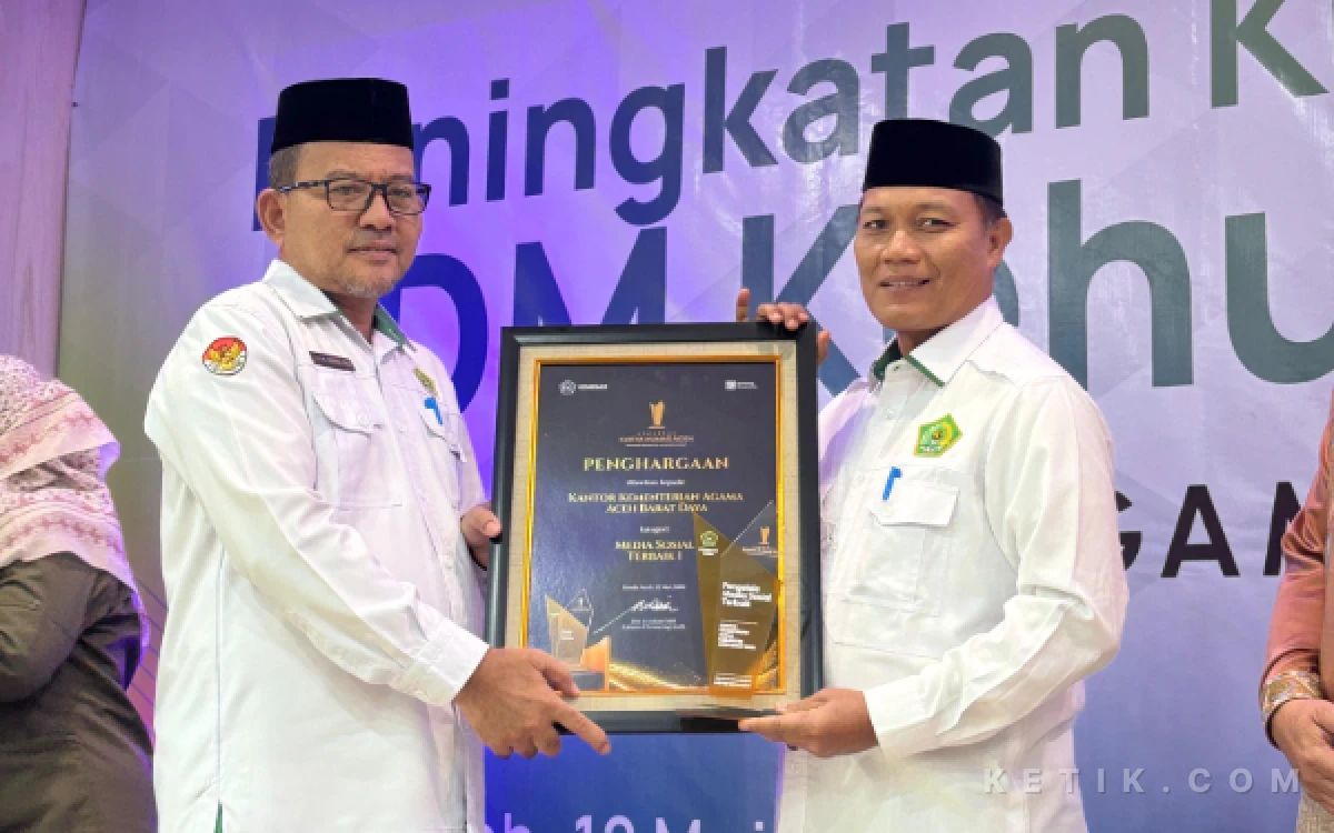 Thumbnail Berita - Kemenag Abdya Sabet Juara I Pengelolaan Media Sosial se-Aceh