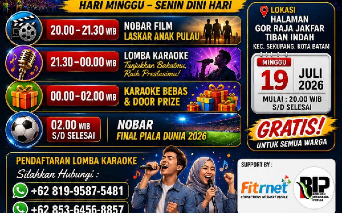Foto Kegiatan Nobar Final Piala Dunia