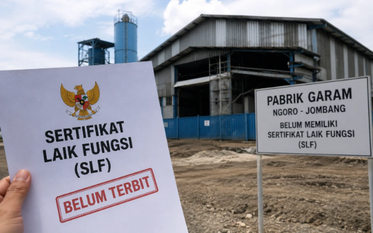 Thumbnail Berita - Kecolongan! Pabrik Garam dan Pengolahan Ayam di Jombang Tetap Beroperasi Meski Tanpa SLF