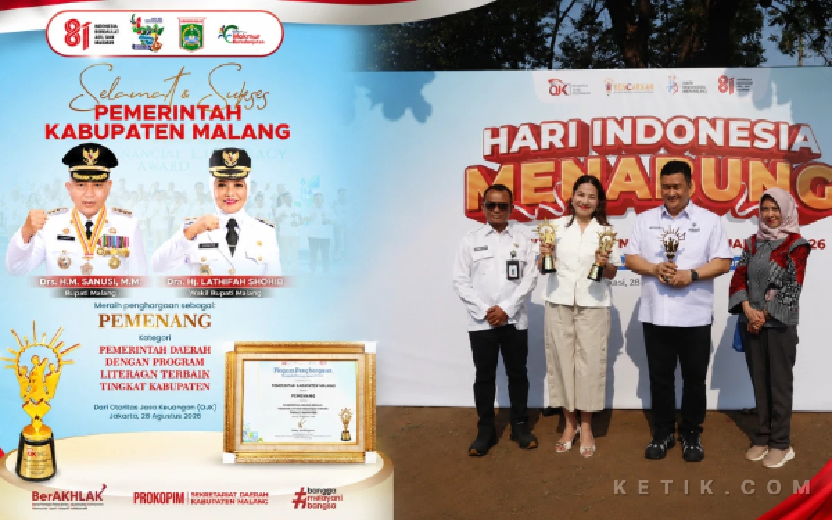 Thumbnail Berita - Prestasi Bergengsi! Program Malang Makmur Finansial Antar Pemkab Malang Sabet Penghargaan OJK 2026  ‎