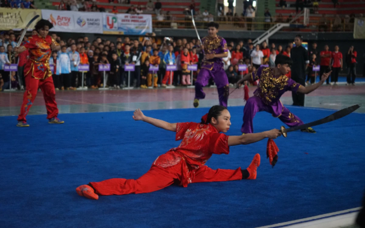 Thumbnail Berita - 1.306 Atlet dari Jakarta hingga Bali Ikuti Kejuaraan Wushu di Kota Kediri
