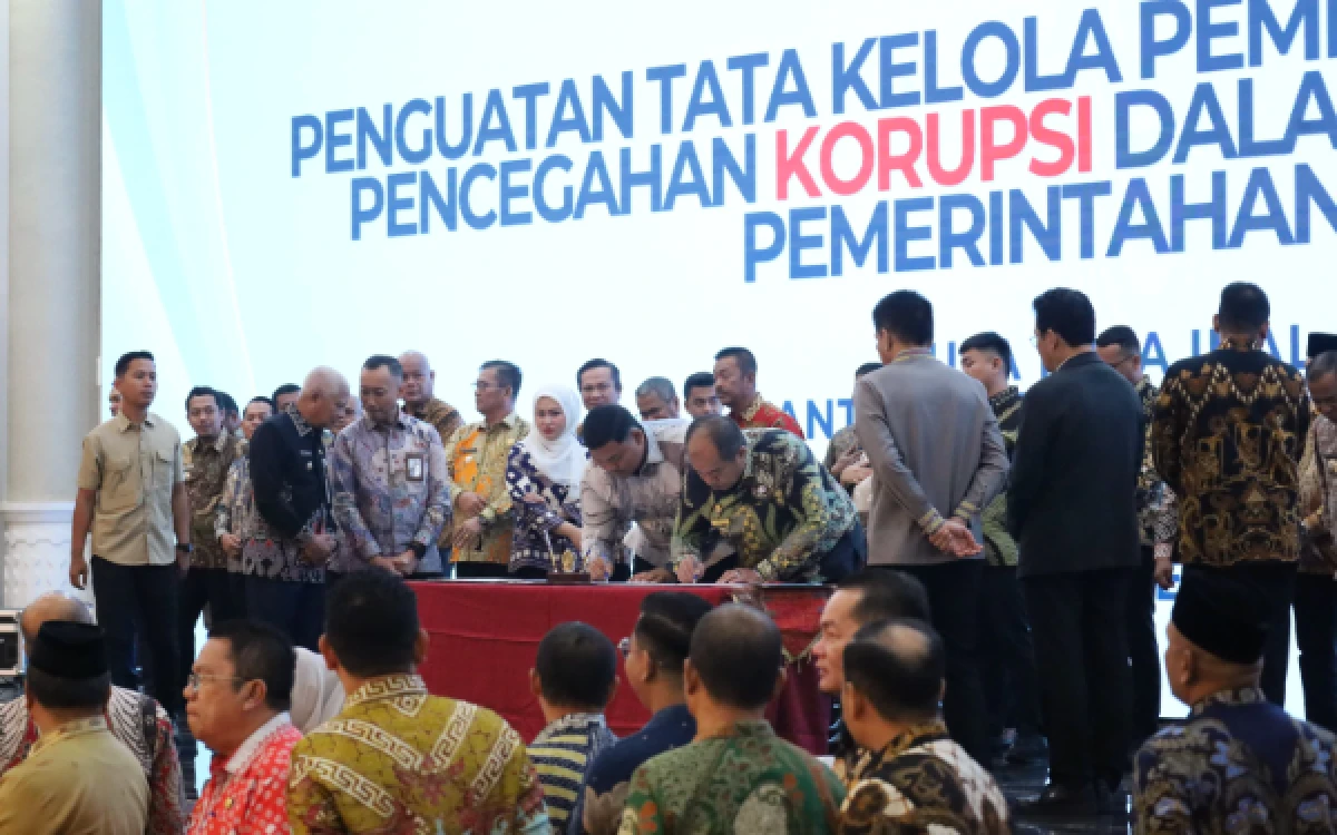 Thumbnail Berita - Bupati Asahan Teken Komitmen Perbaikan Tata Kelola untuk Cegah Korupsi