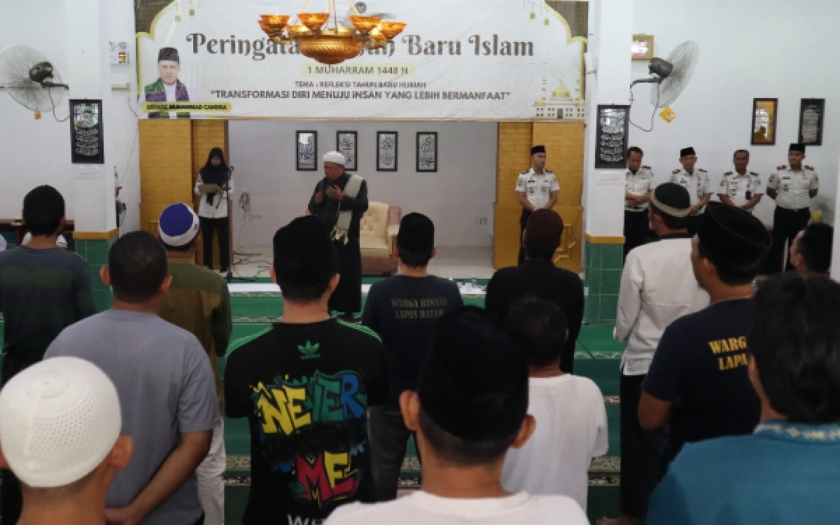 Thumbnail Berita - Lapas Batam Sambut 1448 Hijriah dengan Tausiyah Inspiratif dan Aksi Sosial