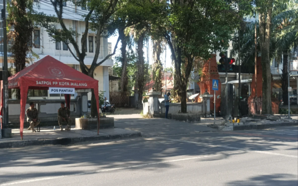 Thumbnail Berita - Seminggu Berjalan, Pos Pantau Satpol PP di Jalan Veteran Ampuh Tangkal PKL dan Parkir Liar