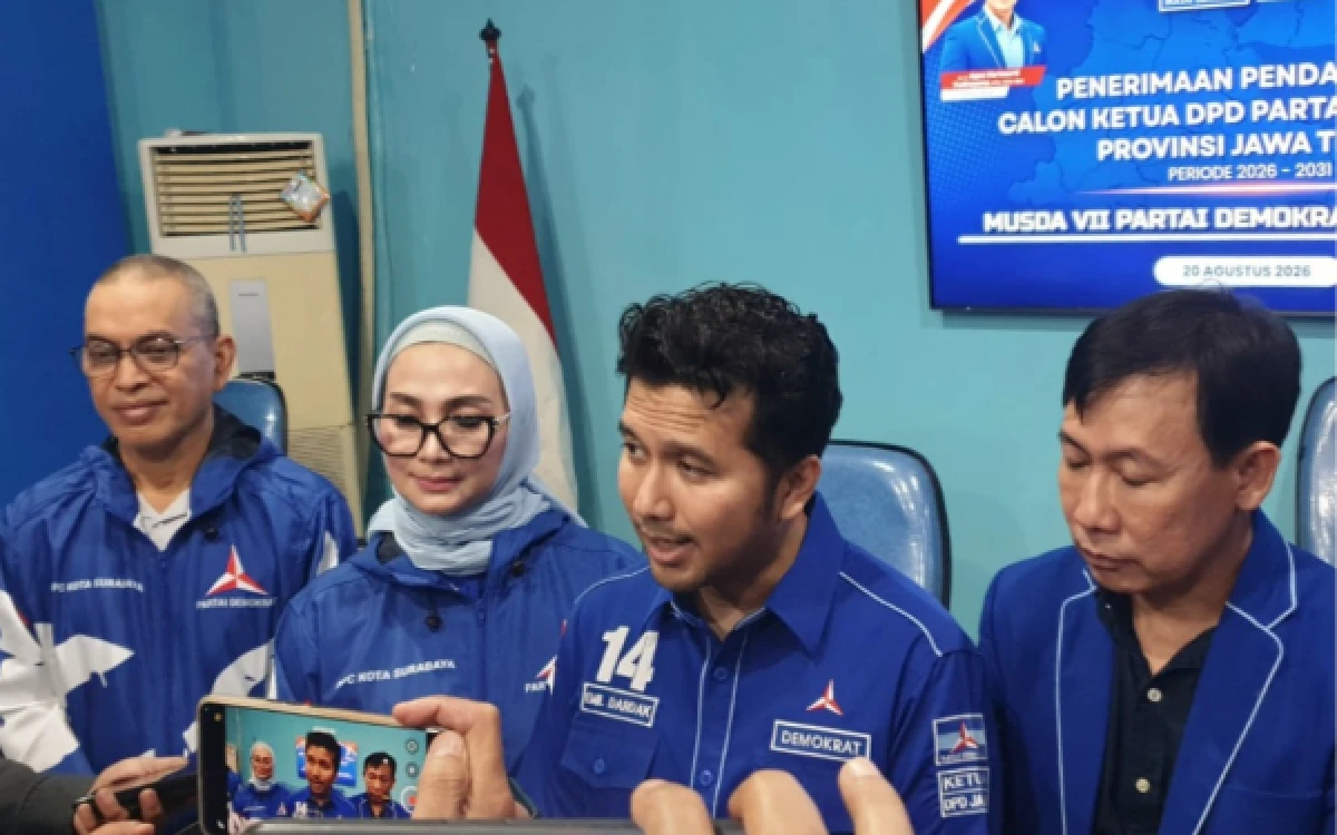 Thumbnail Berita - Emil Dardak Daftar Calon Ketua DPD Partai Demokrat Jatim Periode 2026-2031