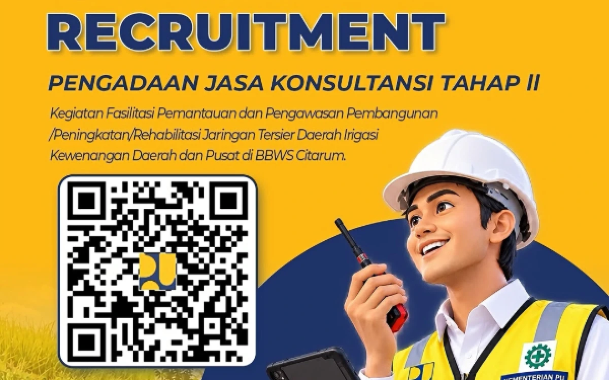 Thumbnail Berita - BBWS Citarum Buka Lowongan Kerja, Ada Posisi Surveyor hingga Drafter, Cek Syaratnya