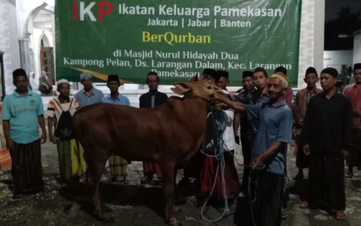 Thumbnail Berita - Tebar Kepedulian di Kampung Halaman, Perantau Pamekasan Salurkan Sapi dan Kambing Kurban