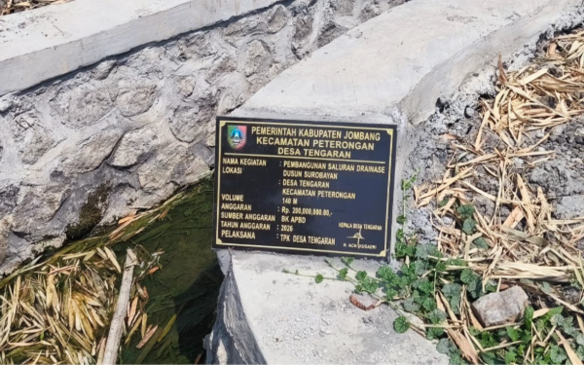 Thumbnail Berita - Pokir DPRD Jombang Diduga Dipotong 15 Persen, Kualitas Proyek di Desa Tengaran Jadi Sorotan