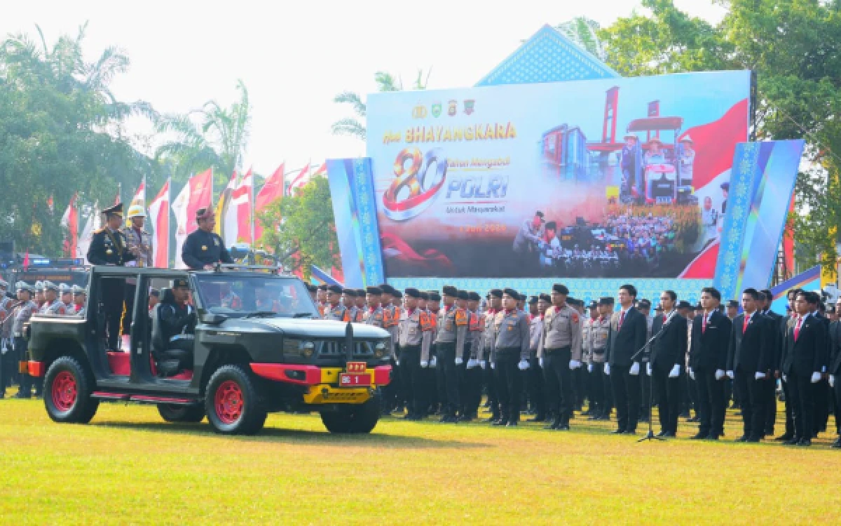 Thumbnail Berita - Hari Bhayangkara ke-80, Polda Sumsel Pertegas Peran Jaga Stabilitas dan Dukung Indonesia Maju