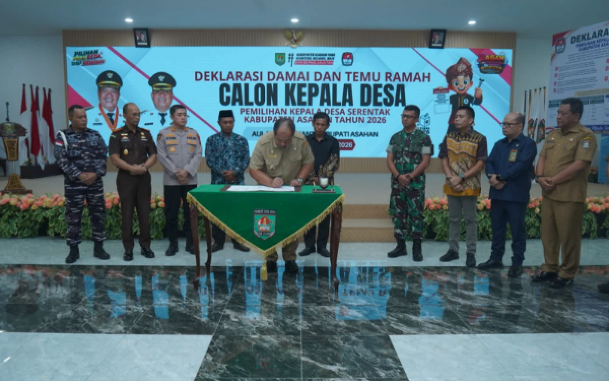 Thumbnail Berita - 128 Calon Berebut Kursi Kades di Asahan, Bupati Taufik Serukan Pilkades Damai!