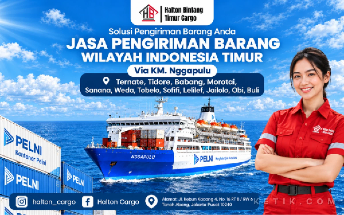 Thumbnail Berita - Punya Kiriman ke Indonesia Timur? Halton Cargo Buka 12 Rute via KM Nggapulu