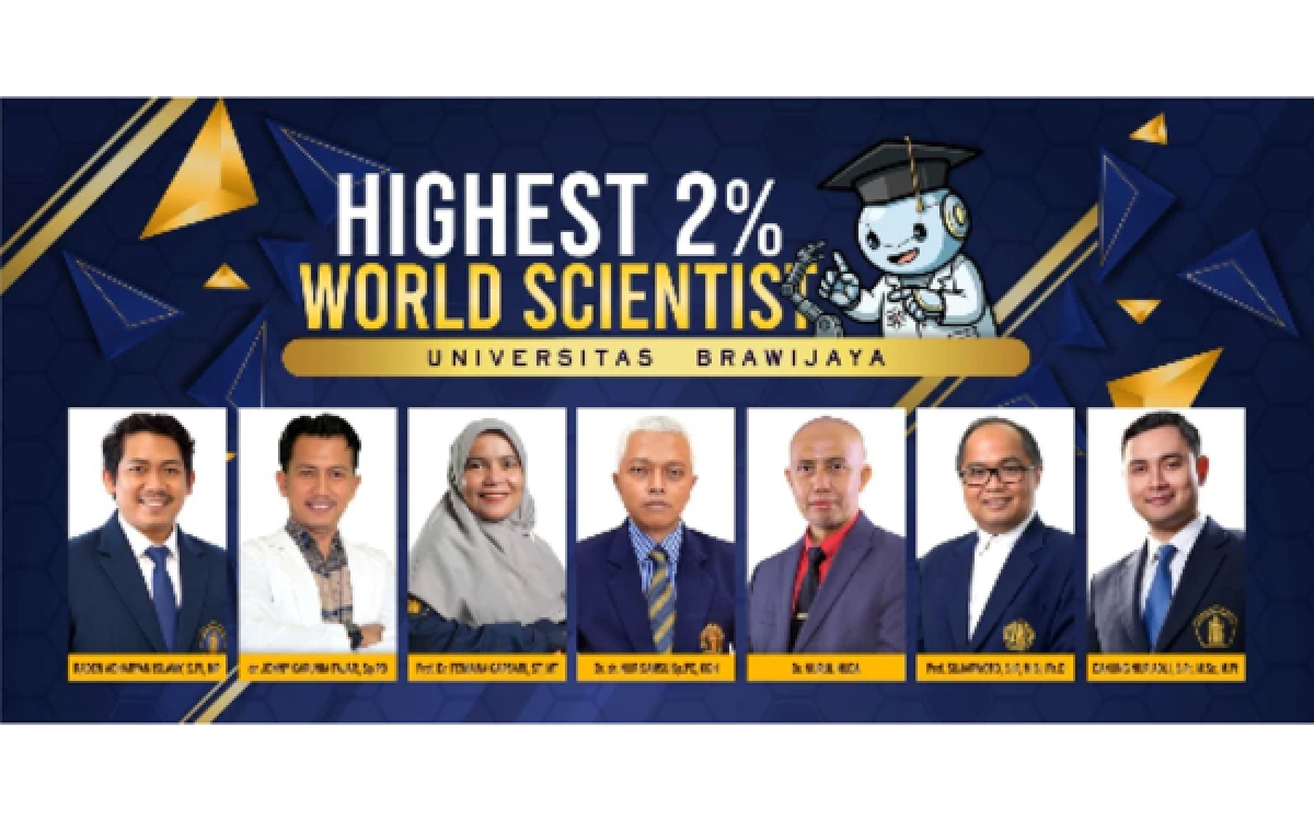 Thumbnail Berita - Dahsyat! UB Kirim 7 Ilmuwan ke Daftar Top 2 Persen Dunia 2026