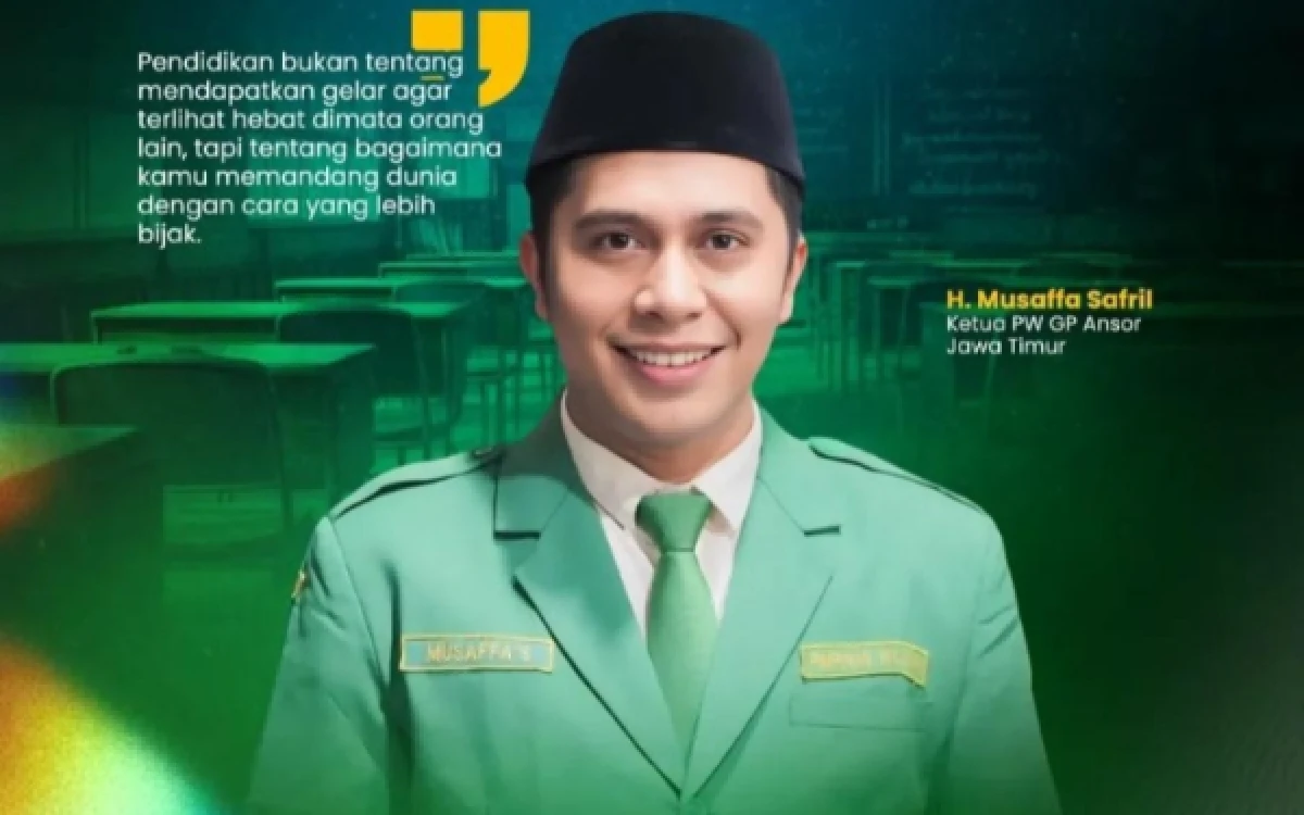 Thumbnail Berita - H. Musaffa Safril: Pendidikan Bukan Soal Gelar, Tetapi Cara Memandang Dunia dengan Bijak