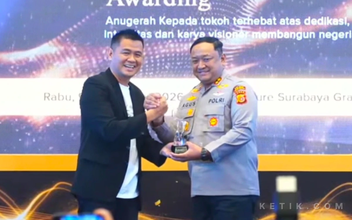 Thumbnail Berita - AKBP Agus Sulistianto Raih Ketik Awards, Diakui sebagai Polisi Penggerak Swasembada Pangan