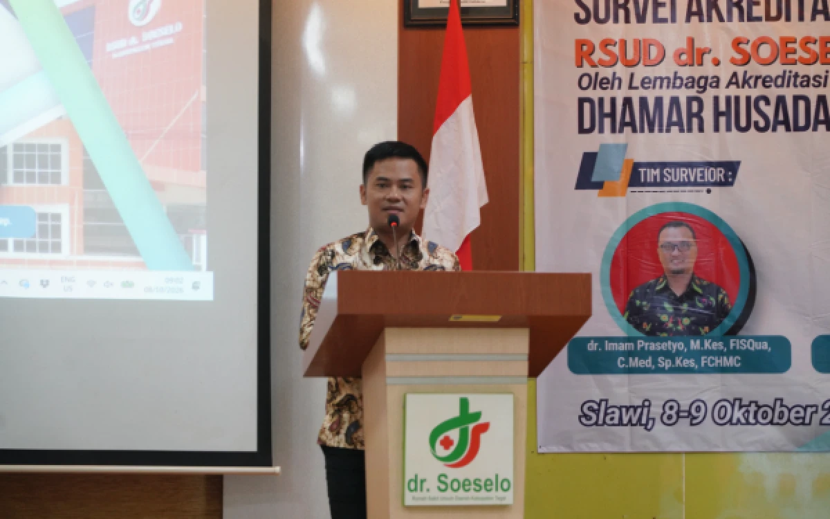 Thumbnail Berita - JBupati Tegal Ingatkan Tujuan Sebenarnya Akreditasi RSUD dr. Soeselo