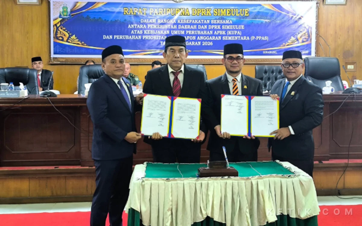 Thumbnail Berita - Pemkab Simeulue dan DPRK Sepakati Perubahan KUPA-PPAS Tahun Anggaran 2026