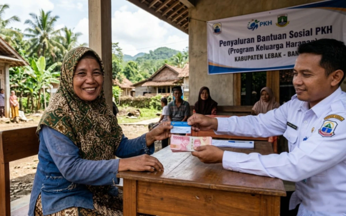 Thumbnail Berita - 43.718 KPM di Kabupaten Lebak Terima Bantuan PKH, Penyaluran Dilakukan Non Tunai per Tiga Bulan
