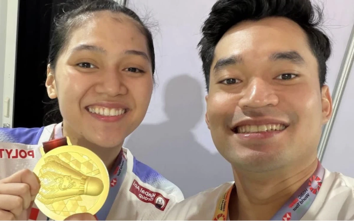 Thumbnail Berita - Sumbang Dua Emas Asian Games, Intip Perjalanan Cinta Leo Rolly dengan Indah Cahya