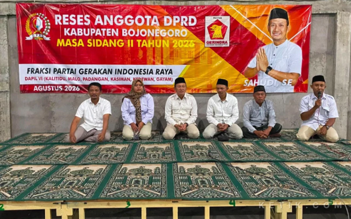 Thumbnail Berita - Anggota DPRD Bojonegoro Fraksi Gerindra Sahudi Gelar Reses Masa Sidang II Tahun 2026, Serap Aspirasi Warga