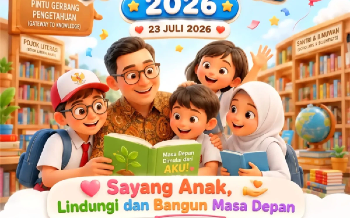Thumbnail Berita - Sambut Hari Anak Nasional 2026, Kadindik Jatim: Jadi Momentum Pengingat Kepentingan Terbaik Anak