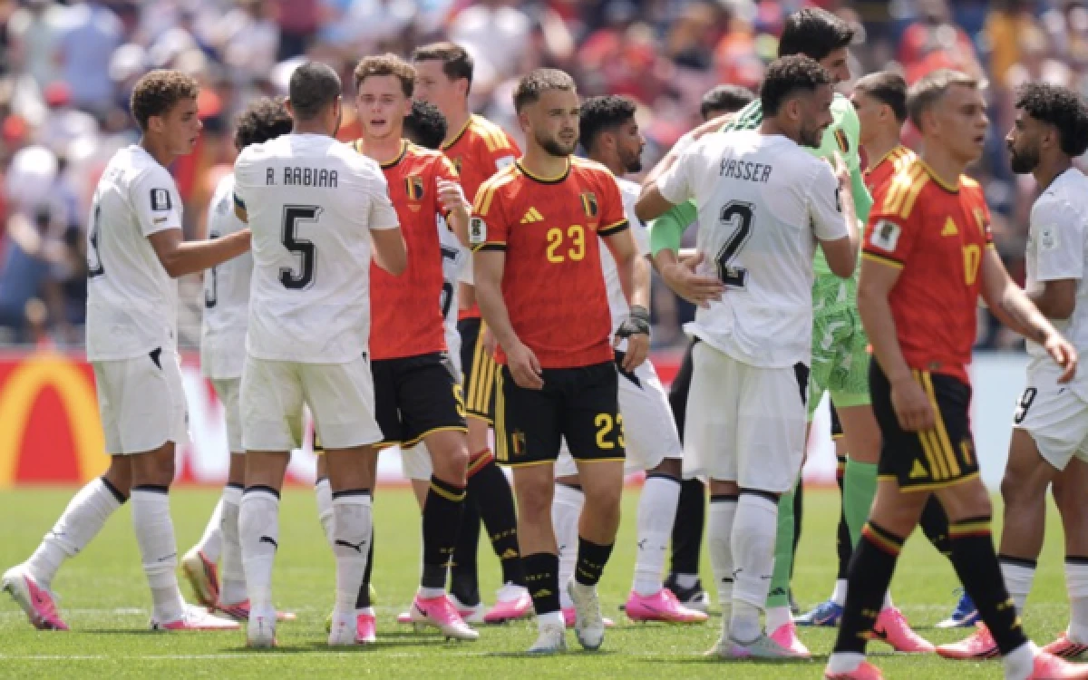 Thumbnail Berita - Hasil Piala Dunia 2026: Belgia Vs Mesir Bermain Imbang 1-1