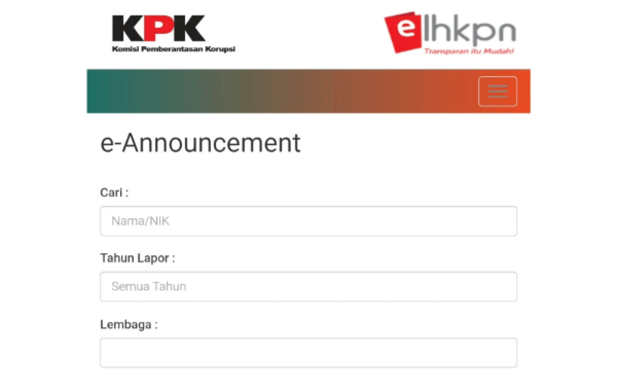 Thumbnail Berita - Bisa Lihat Rincian Harta hingga Utang, Ini Cara Cek LHKPN KPK Pejabat Negara