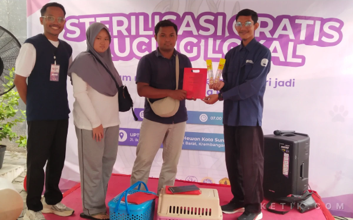 Thumbnail Berita - Kuota Hanya 100, Pendaftaran Sterilisasi Gratis Kucing di Surabaya Tembus 300 Ekor