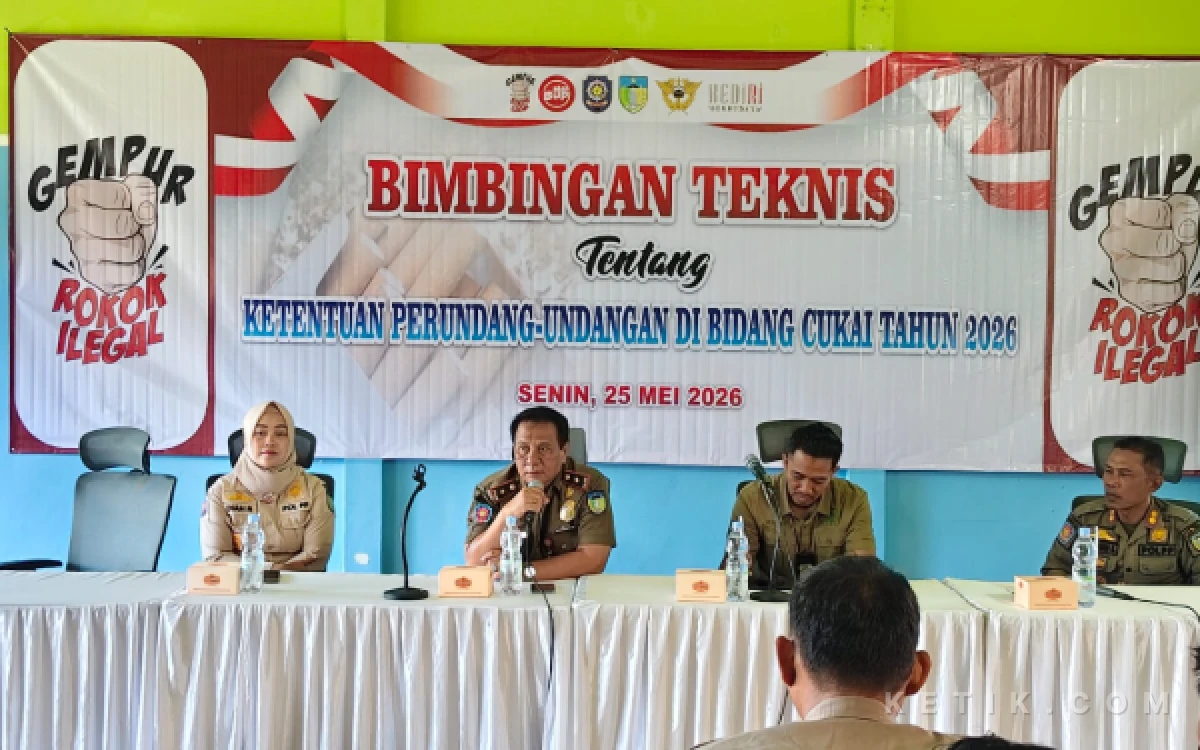 Thumbnail Berita - Satpol PP Kabupaten Kediri Dibekali Bimtek Cukai, Perkuat Pengawasan Rokok Ilegal