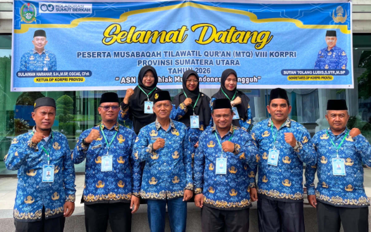 Thumbnail Berita - Pembukaam STQ DP KORPRI Sumut 2026, Kabupaten Asahan Kirimkan 8 Peserta