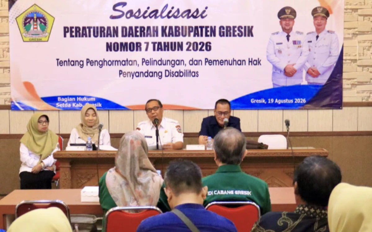 Thumbnail Berita - Perkuat Layanan Publik Inklusif, Pemkab Gresik Sosialisasi Perda Disabilitas