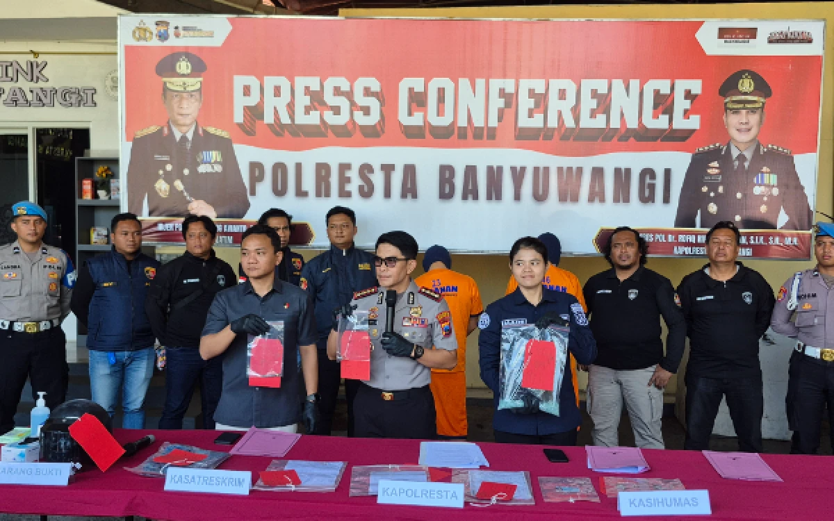 Thumbnail Berita - Satreskrim Polresta Banyuwangi Amankan 2 Pelaku Curat Spesialis Pecah Kaca