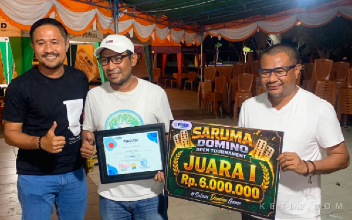 Thumbnail Berita - Iky Bams–Chacel Juara Saruma Domino Open 2026, Tumbangkan Texas Ternate di Final Dramatis
