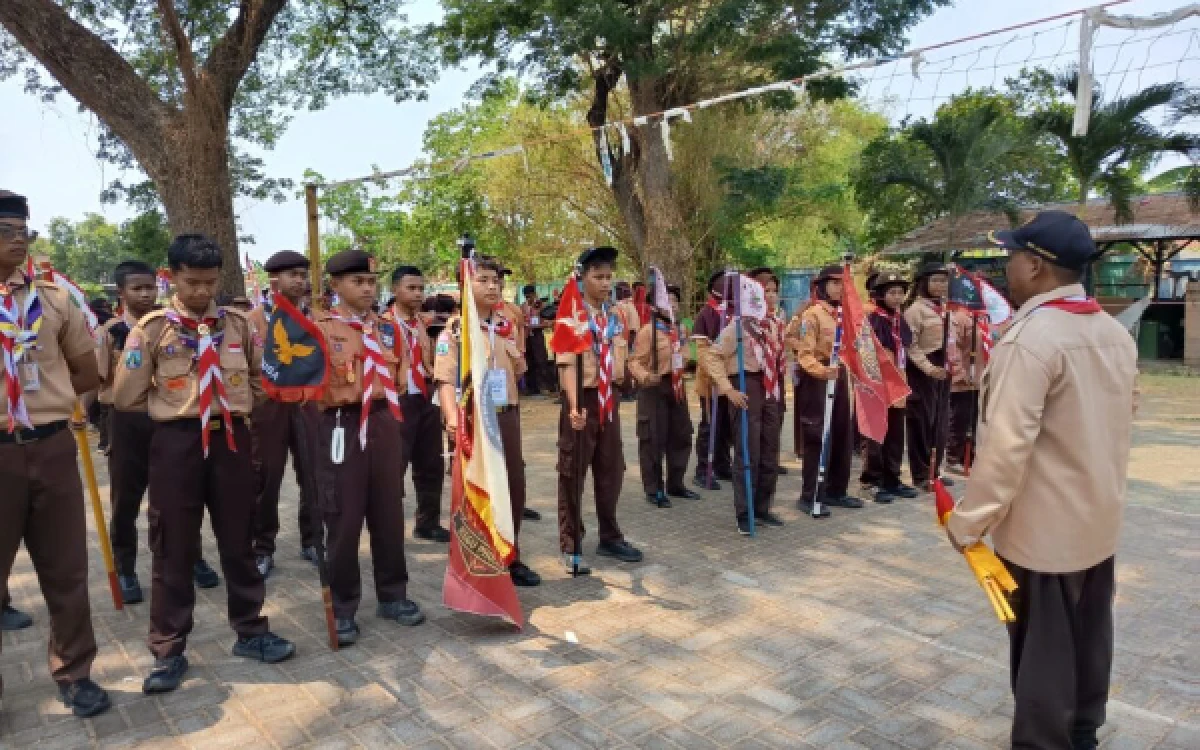 Thumbnail Berita - Pramuka SMPN 8 dan SMPN 1  Wakili Kota Pasuruan Menuju LT-lV Jatim