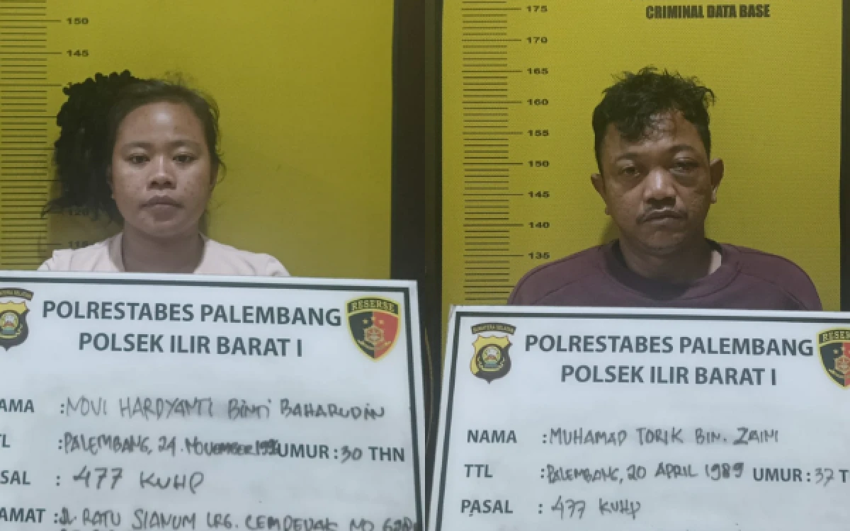 Thumbnail Berita - Pasutri Kompak Jalankan Aksi Curat di Kost Palembang, Begini Modusnya