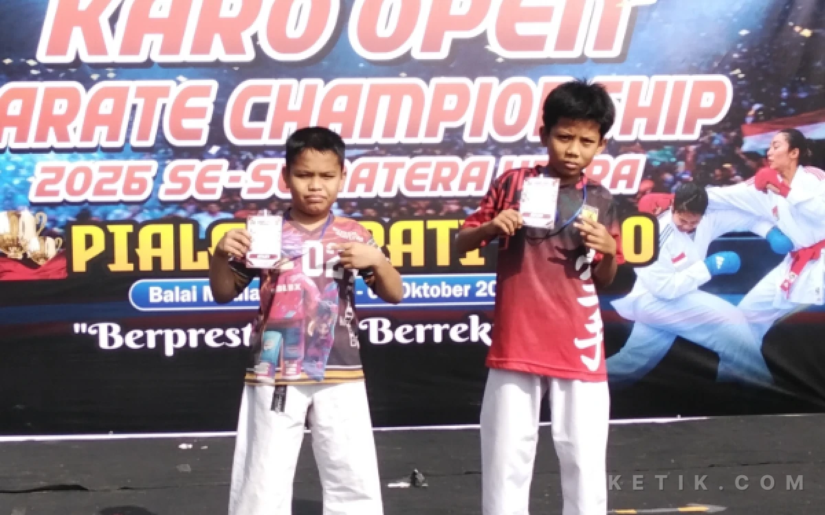 Thumbnail Berita - Dua Siswa UPTD SPF SDN 1 Rimo Raih Medali di Kejuaraan Karo Open Karate Championship