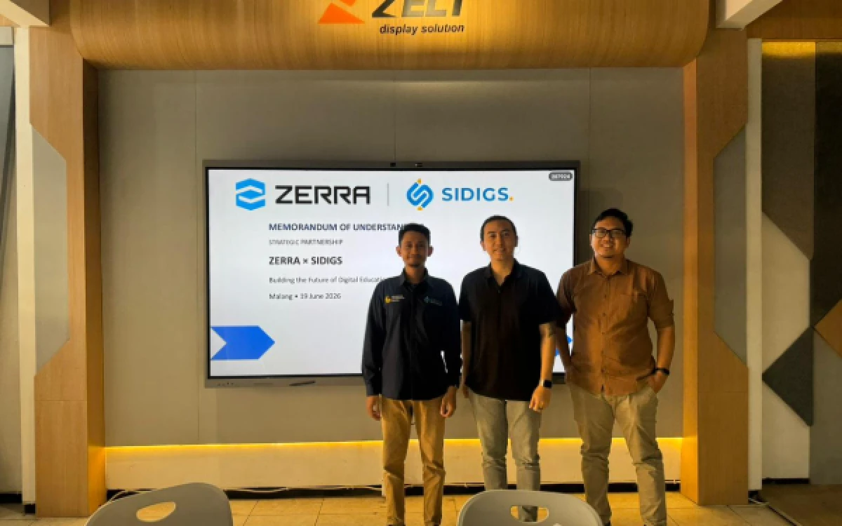 Thumbnail Berita - SIDIGS dan ZERRA Resmi Taken MoU, Kembangkan Ekosistem Smart School Berbasis AI di Indonesia